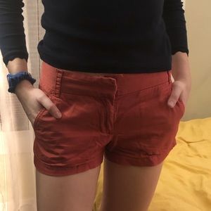 JCrew Red Chino Short